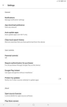 Press Auto-update apps. Press Auto-update apps.
