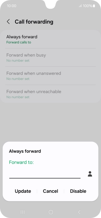 Press Disable.