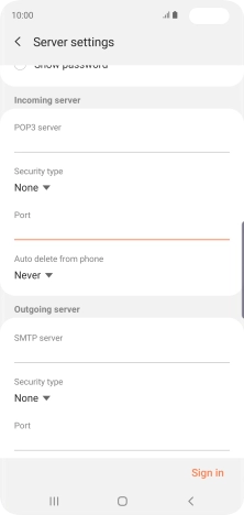 Press the drop down list below Press the drop down list below