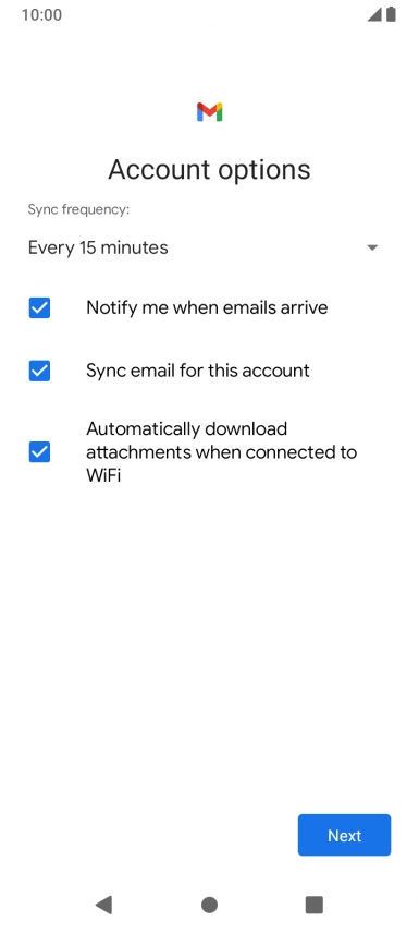 Press the drop down list below 