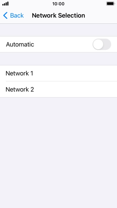 If you turn off the function, press the required network. If you turn off the function, press the required network.
