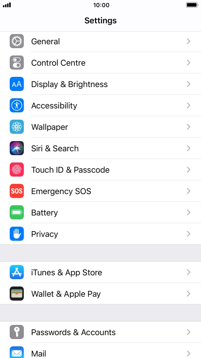 Press Display & Brightness.