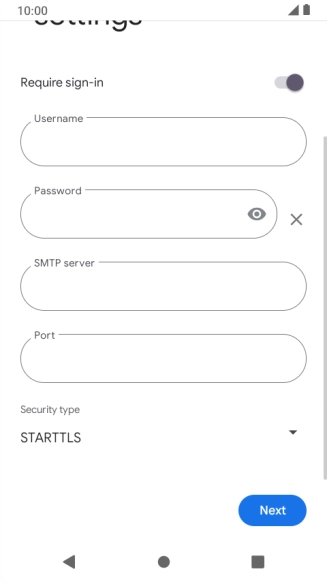 Press the indicator next to Press the indicator next to