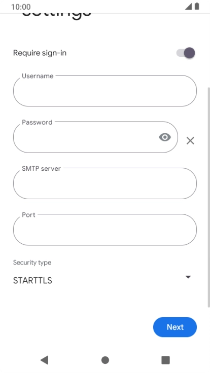 Press the indicator next to Press the indicator next to