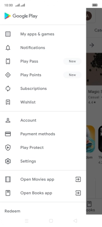 Press My apps & games. Press My apps & games.