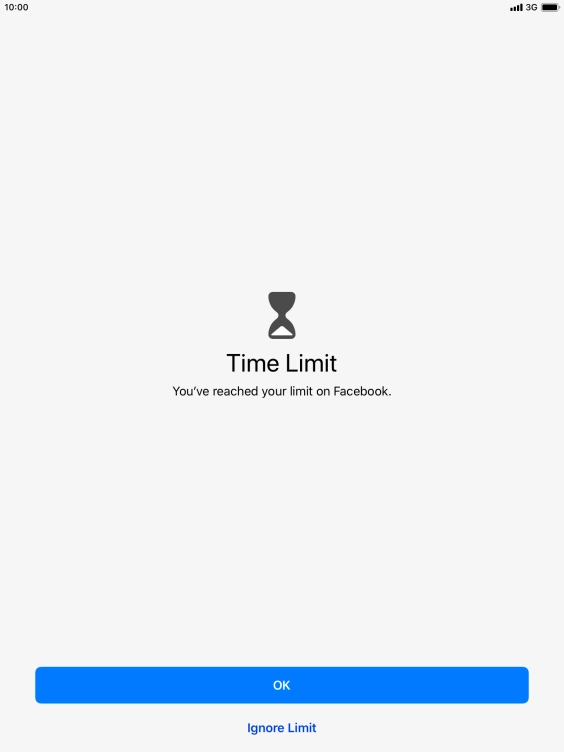 Press Ignore Limit. Press Ignore Limit.