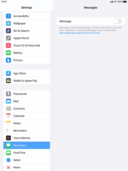 Press the indicator next to Press the indicator next to