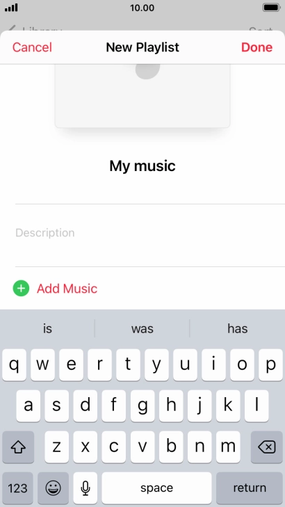 Press Add Music.