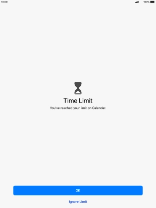 Press Ignore Limit.