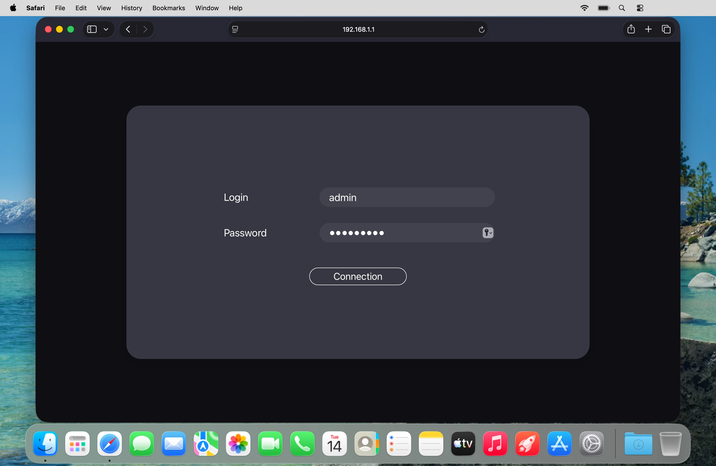 Click Connection.
