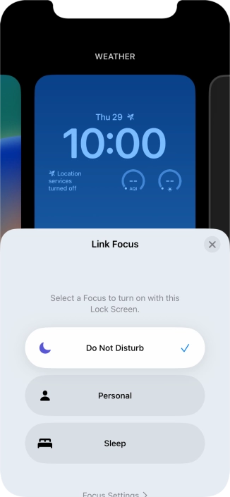 Press the close icon.