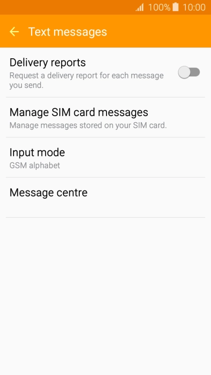 Press the Home key to return to the home screen.