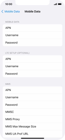 Press APN and key in mms.vodafone.net. Press APN and key in mms.vodafone.net.