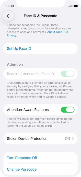 Press Turn Passcode Off and key in the phone lock code. Press Turn Passcode Off and key in the phone lock code.