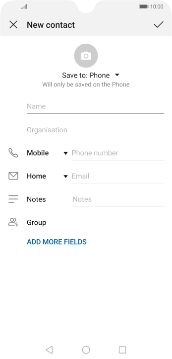 Press the address book drop down list. Press the address book drop down list.