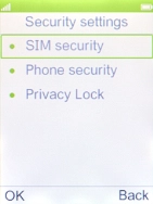 Select Phone security.