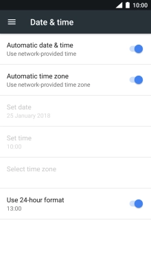 Press the Home key to return to the home screen. Press the Home key to return to the home screen.