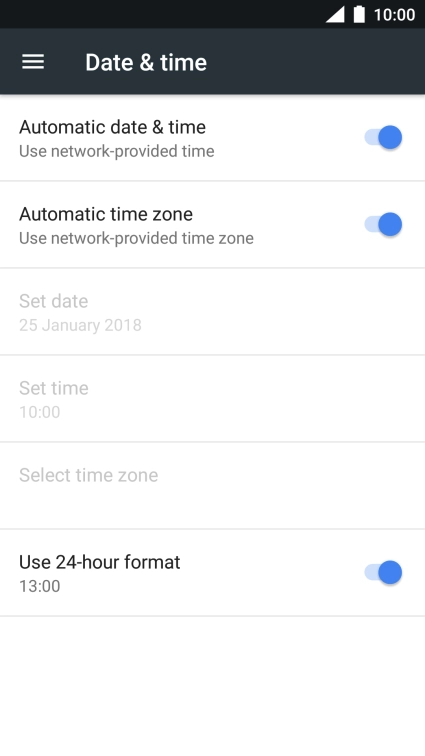 Press the Home key to return to the home screen. Press the Home key to return to the home screen.