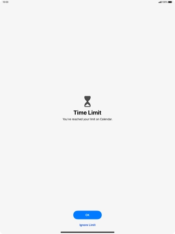 Press Ignore Limit.