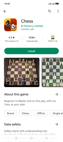 Press Install and follow the instructions on the screen to install the app. Press Install and follow the instructions on the screen to install the app.