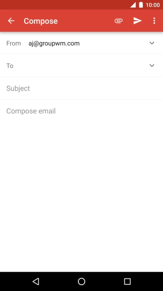 Press To and key in the first letters of the recipient's name. Press To and key in the first letters of the recipient's name.