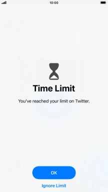 Press Ignore Limit.
