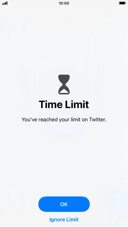 Press Ignore Limit. Press Ignore Limit.