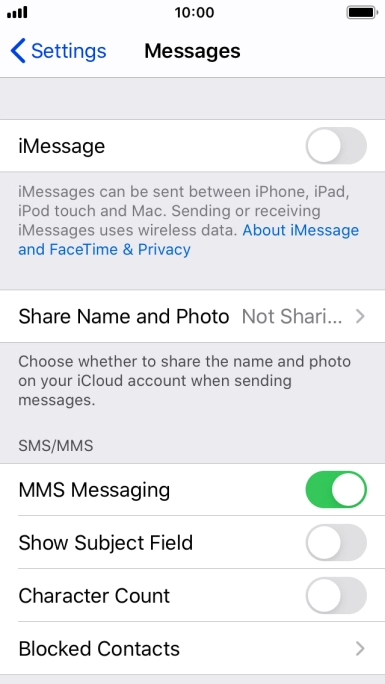 Press the Home key to return to the home screen.
