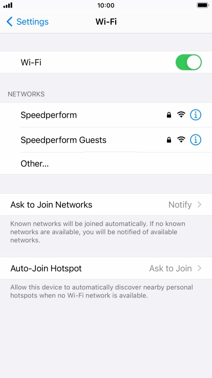 Press the required Wi-Fi network and key in the password for the Wi-Fi network. Press the required Wi-Fi network and key in the password for the Wi-Fi network.