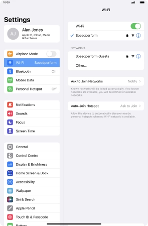 Slide your finger upwards starting from the bottom of the screen to return to the home screen.
