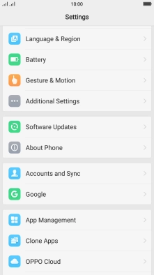 Press Software Updates. If a new software version is available, it's displayed. Follow the instructions on the screen to update the phone software.