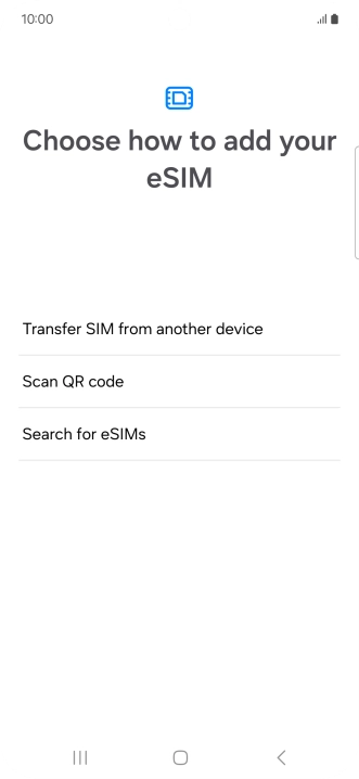 Press Scan QR code. Press Scan QR code.