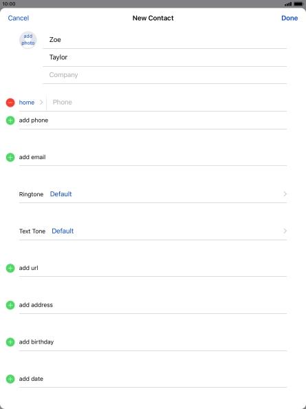 Press Phone and key in the required phone number. Press Phone and key in the required phone number.