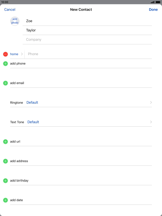 Press Phone and key in the required phone number. Press Phone and key in the required phone number.