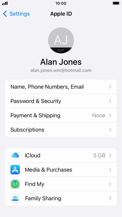 Press the Home key to return to the home screen.