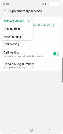 Press Show number to turn on caller identification. Press Show number to turn on caller identification.
