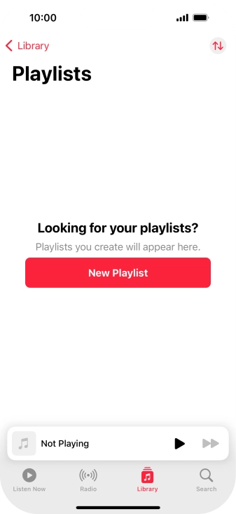 Press New Playlist.