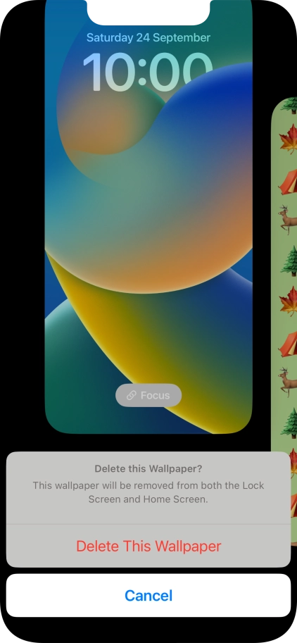 Press Delete This Wallpaper.