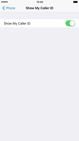 Press the indicator to turn the function on or off.