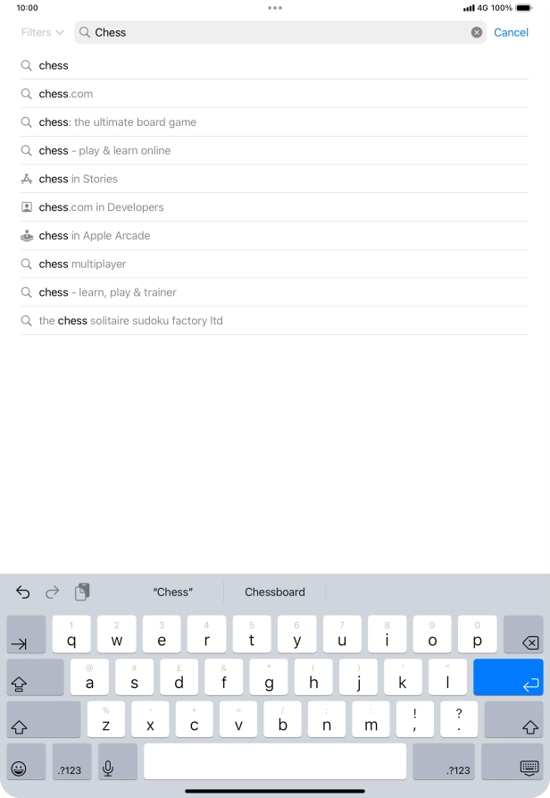 Key in the name or subject of the required app and press enter. Key in the name or subject of the required app and press enter.