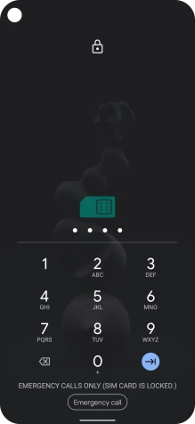 If you're asked to key in your PIN, do so and press the confirm icon. If you're asked to key in your PIN, do so and press the confirm icon.