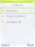 Select Copy marked.