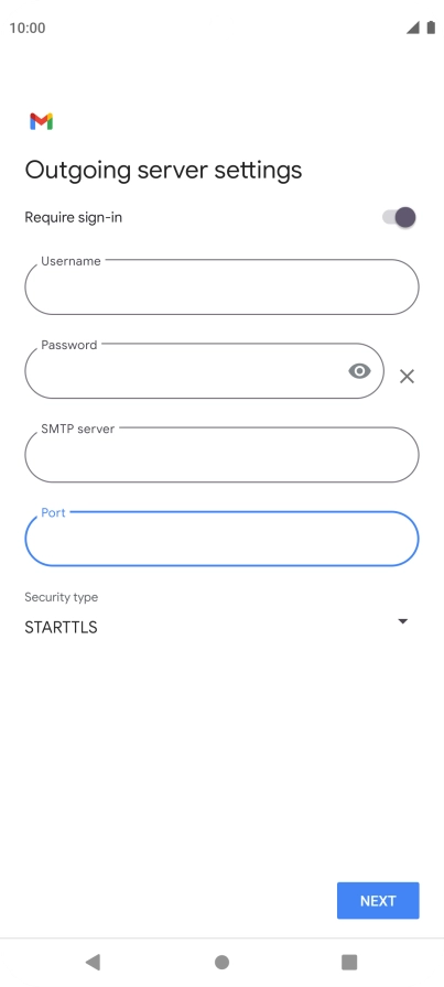 Press the drop down list below 