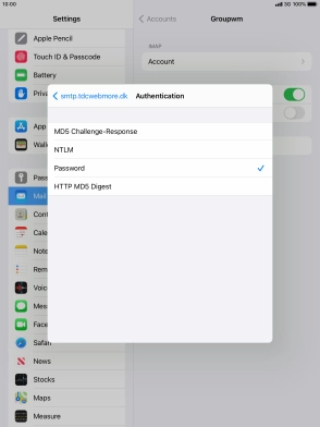 Press Password.
