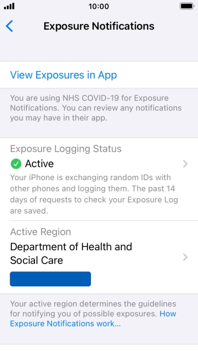 Press Exposure Logging Status. Press Exposure Logging Status.
