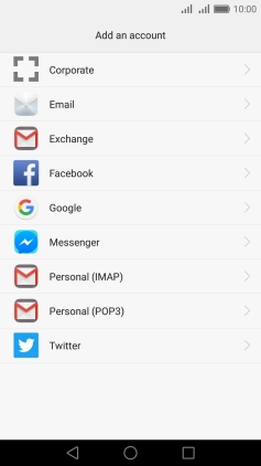 Press Google.