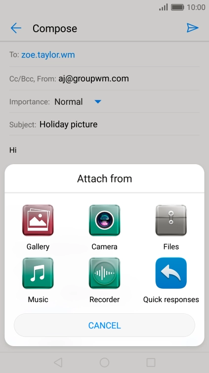 Press Files and go to the required folder.