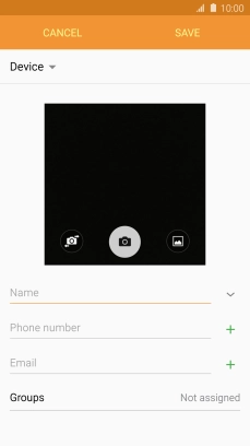 Press the gallery icon. Press the gallery icon.