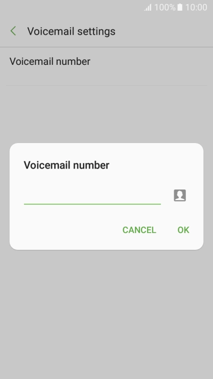 Key in (prefix) 5 (your phone number) and press OK.