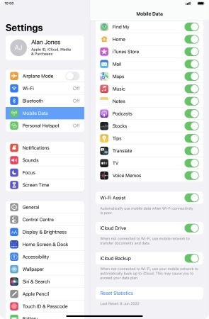 Press the indicator next to Press the indicator next to